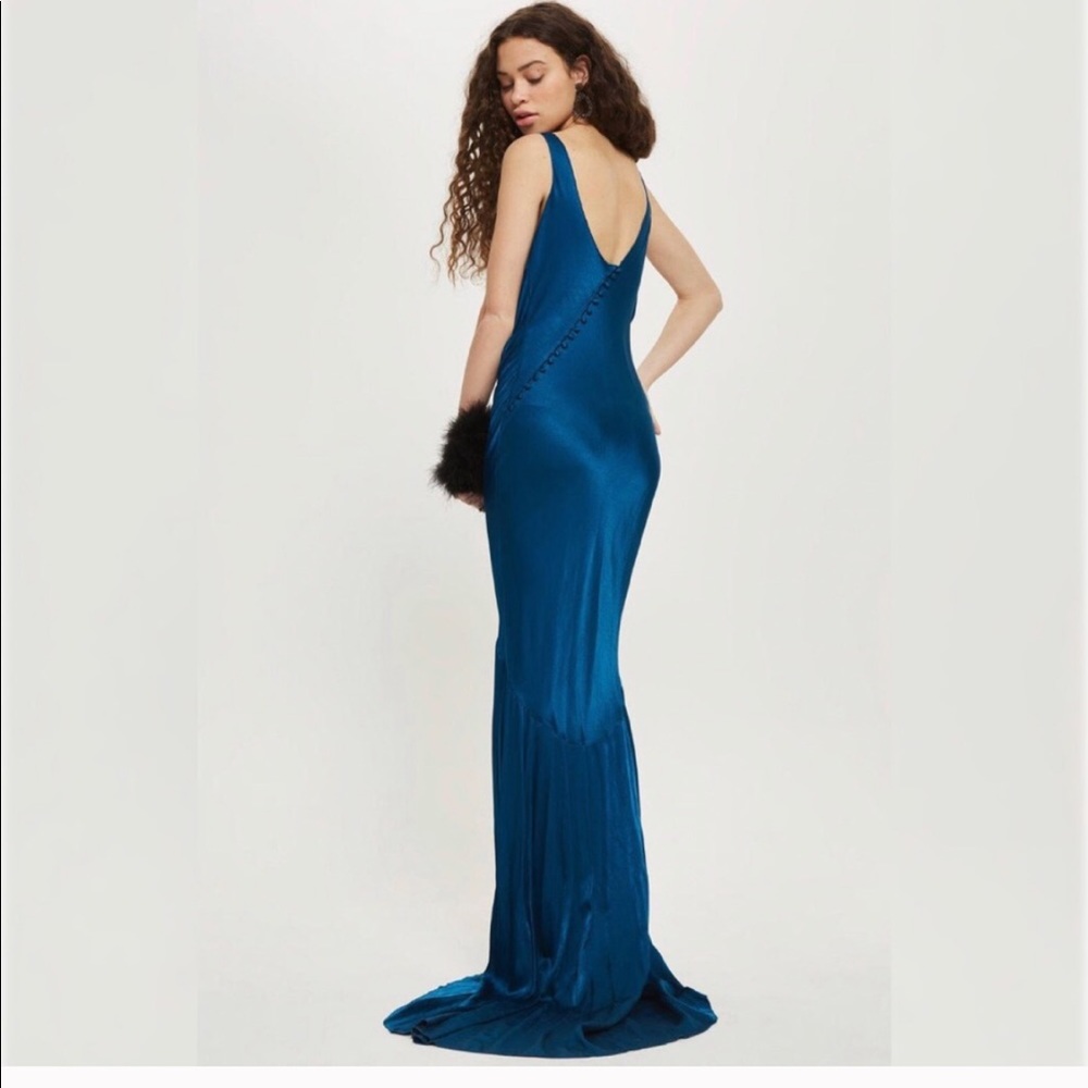 TOPSHOP - Satin Fishtail Gown